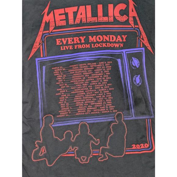 Metallica "Metallica Mondays" Pushead T-Shirt Med-New - Picture 5 of 7